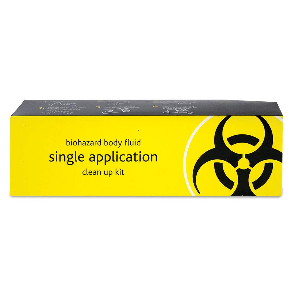 Reliance RL717 Body Fluid Clean Up Kit - Single Use Biohazard Spill Kit for Hospitals, Clinics & Emergency Response | OSHA Compliant | Blood, Bodily Fluids & Pathogen Cleanup