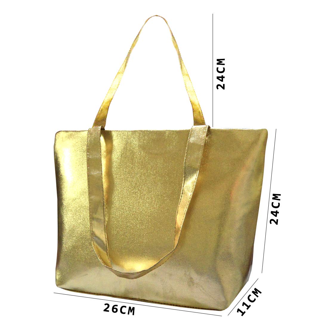 Adbeni Women's Golden Handbag & Shoulder Bag for Office, Daily Use, Travel - Perfect for Cosmetics, Phone, Essentials | Stylish & Functional Purse for Work, Commute, Shopping