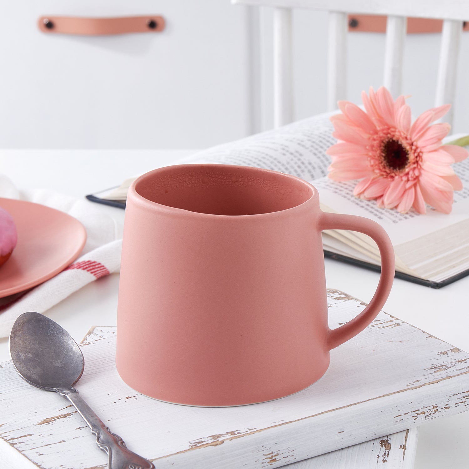 Premium Delilah Porcelain Coffee Mug Set - 6 Pack, Elegant Ceramic Tea Cups for Home, Office & Gifts - Dishwasher & Microwave Safe