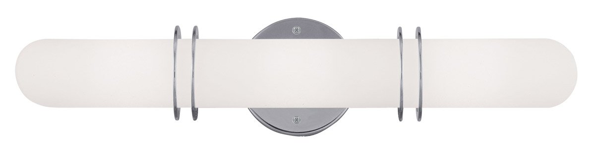 Livex Lighting 1903-05 Pelham 3-Light Bathroom Vanity Light Fixture in Chrome Finish - Perfect for Bathroom, Powder Room, and Dressing Area Lighting