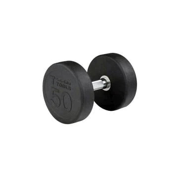 Body Solid 80-100lb Round Rubber Dumbbells SDPS900 - Premium Home Gym Equipment for Strength Training & Weightlifting Workouts