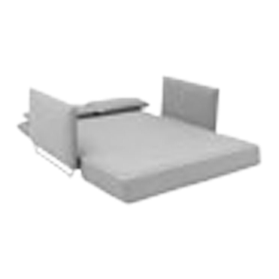 Busk Hertzog Cord Sofa Bed - Convertible Sleeper Sofa with Softline Fabric for Small Spaces | Perfect for Apartments, Guest Rooms & Home Offices