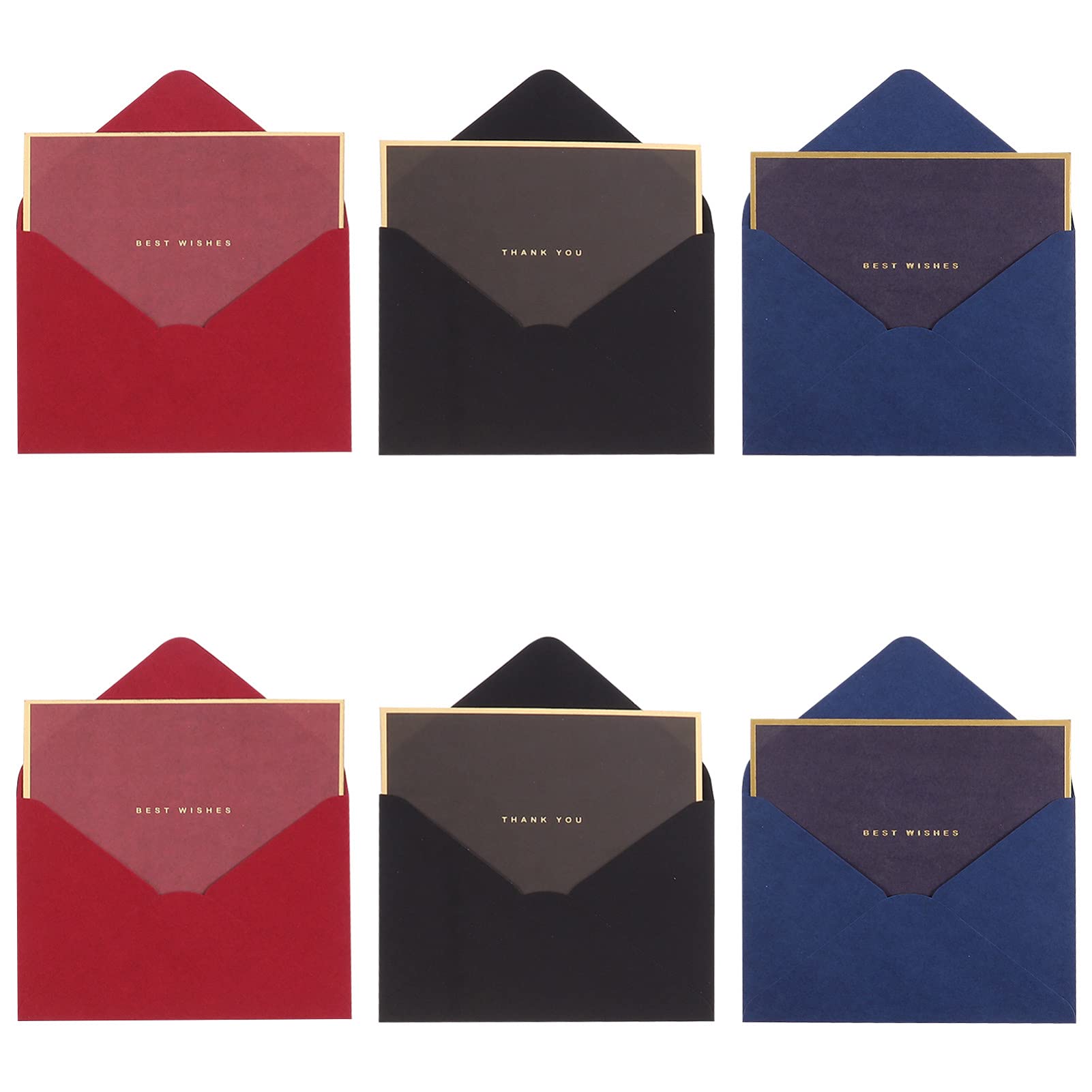 NUOBESTY 45 Sets Wedding Invitation Cards with Envelopes - Elegant Greeting Cards for Engagement, Birthday & Bridal Shower Parties - Perfect for Save the Dates, Thank You Notes & Special Occasions