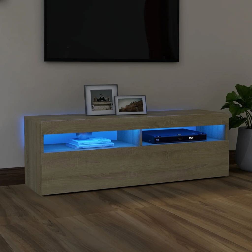 Modern TV Stand with LED Lights - 47.2