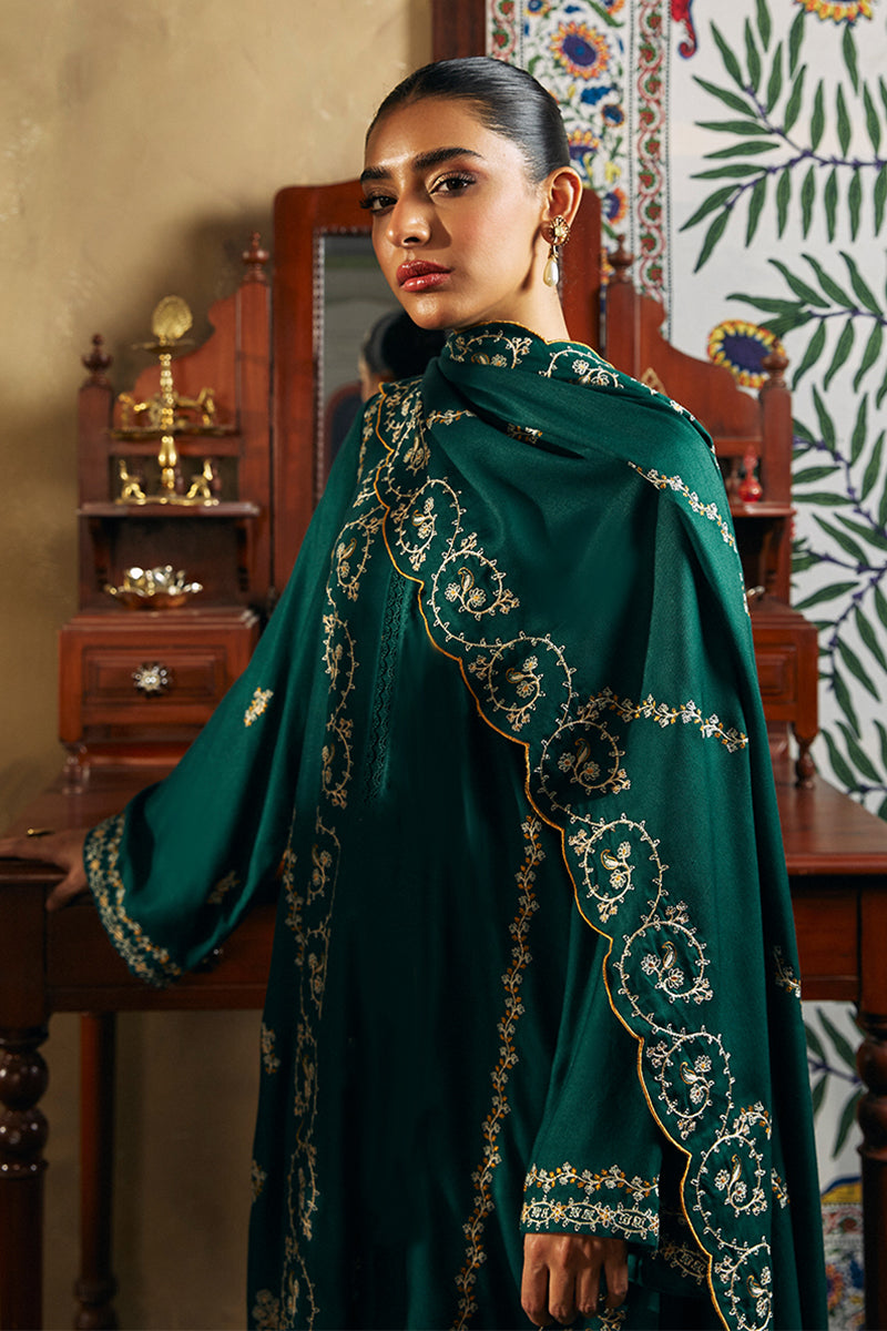 GREEN SPRING 2-Piece Marina Embroidered Suit for Women | Elegant Floral Embroidery Outfit | Perfect for Weddings, Parties & Special Occasions
