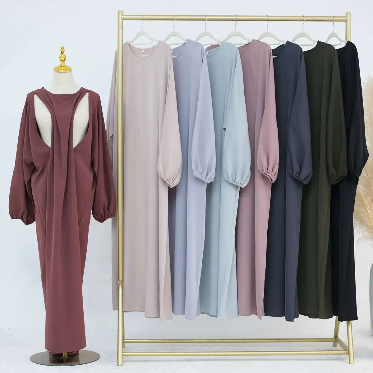Nursing Abaya Dress for Breastfeeding Moms - Modest Maternity Prayer Dress with Easy Nursing Access - Perfect for Nursing, Prayer, and Everyday Wear