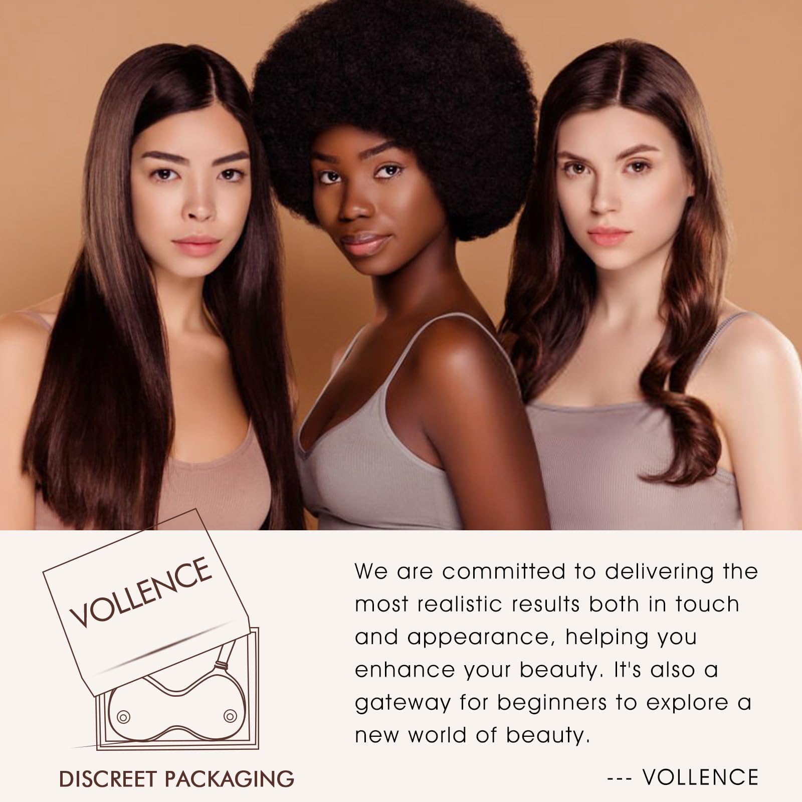 Vollence Silicone Breast Forms - Realistic Fake Boobs for Mastectomy, Crossdressing & Cosplay - Comfortable Prosthetic Enhancer for Women & Drag Queens - Perfect for Daily Wear, Costumes & Confidence Boost