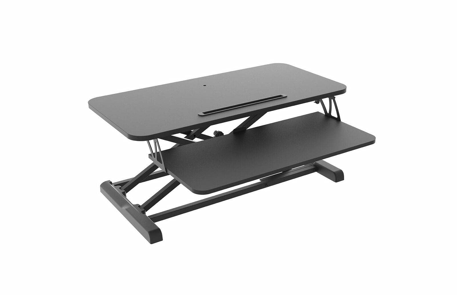 Adjustable Height Standing Desk Riser - Sit to Stand Workstation for Home & Office - Ergonomic Monitor Stand for Computer, Gaming & Workspace - Perfect for Remote Work & Productivity