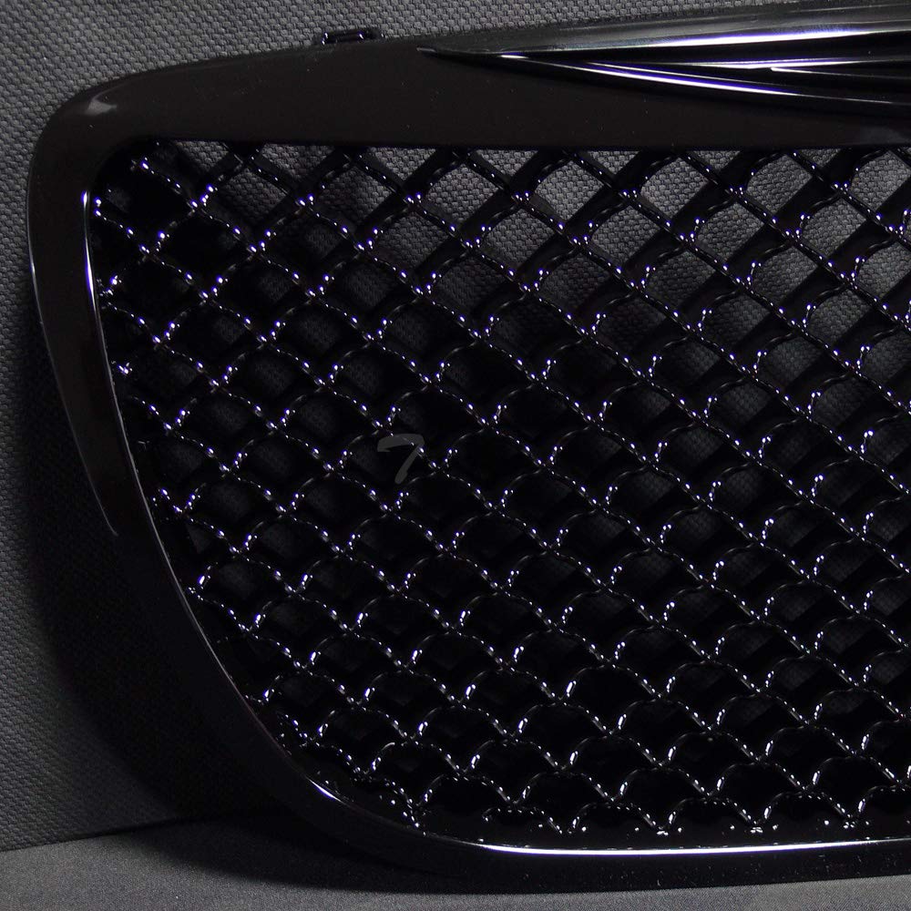 Black Sport Mesh Front Grill for Chrysler Sebring 04-06 | Hood Bumper Cover for Street & Show Cars