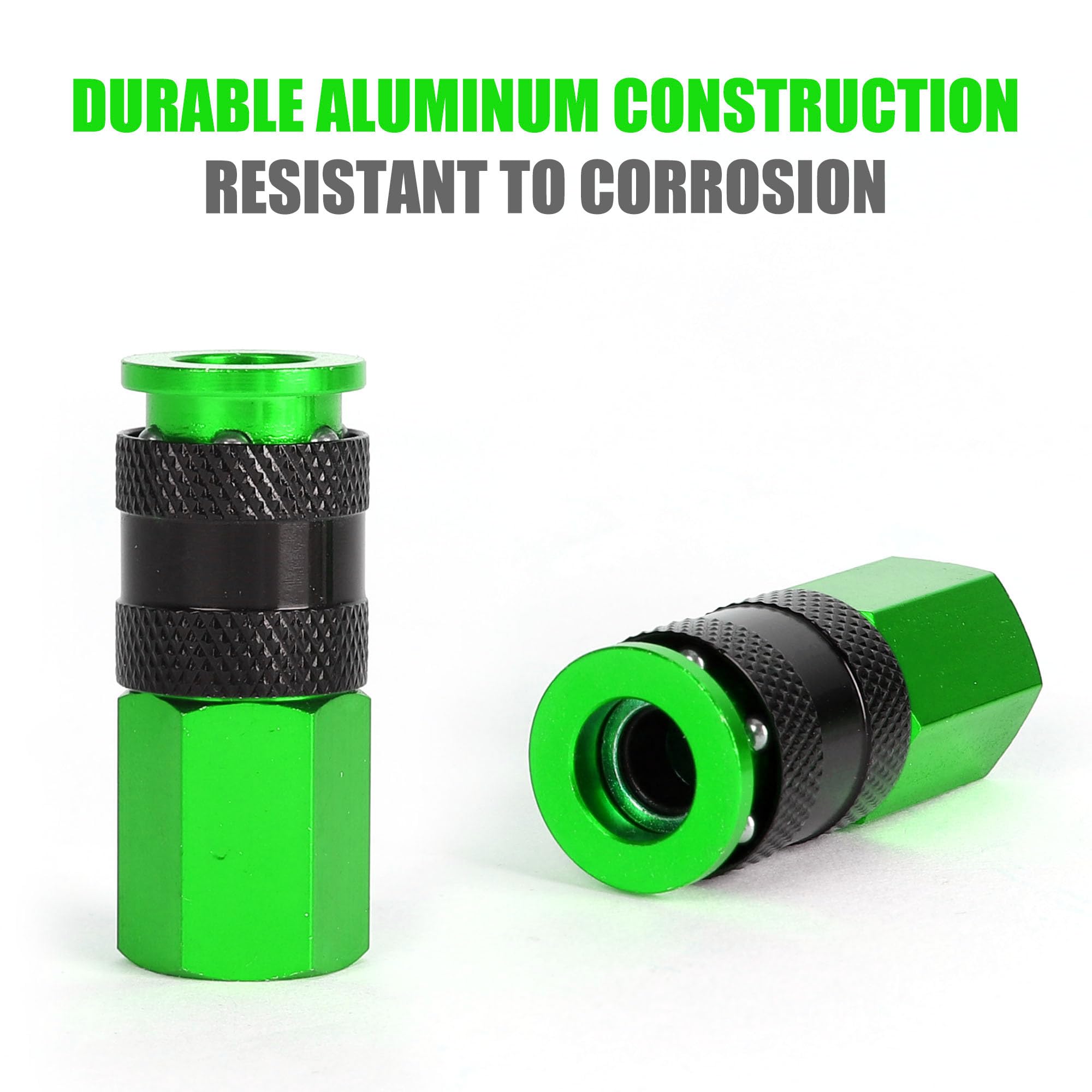 6-Piece AMT Universal Air Couplers with 1/4