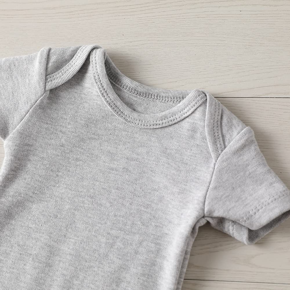 SHLRZY Baby Boy & Girl Clothes - Unisex Bodysuits for Playtime & Family Outings