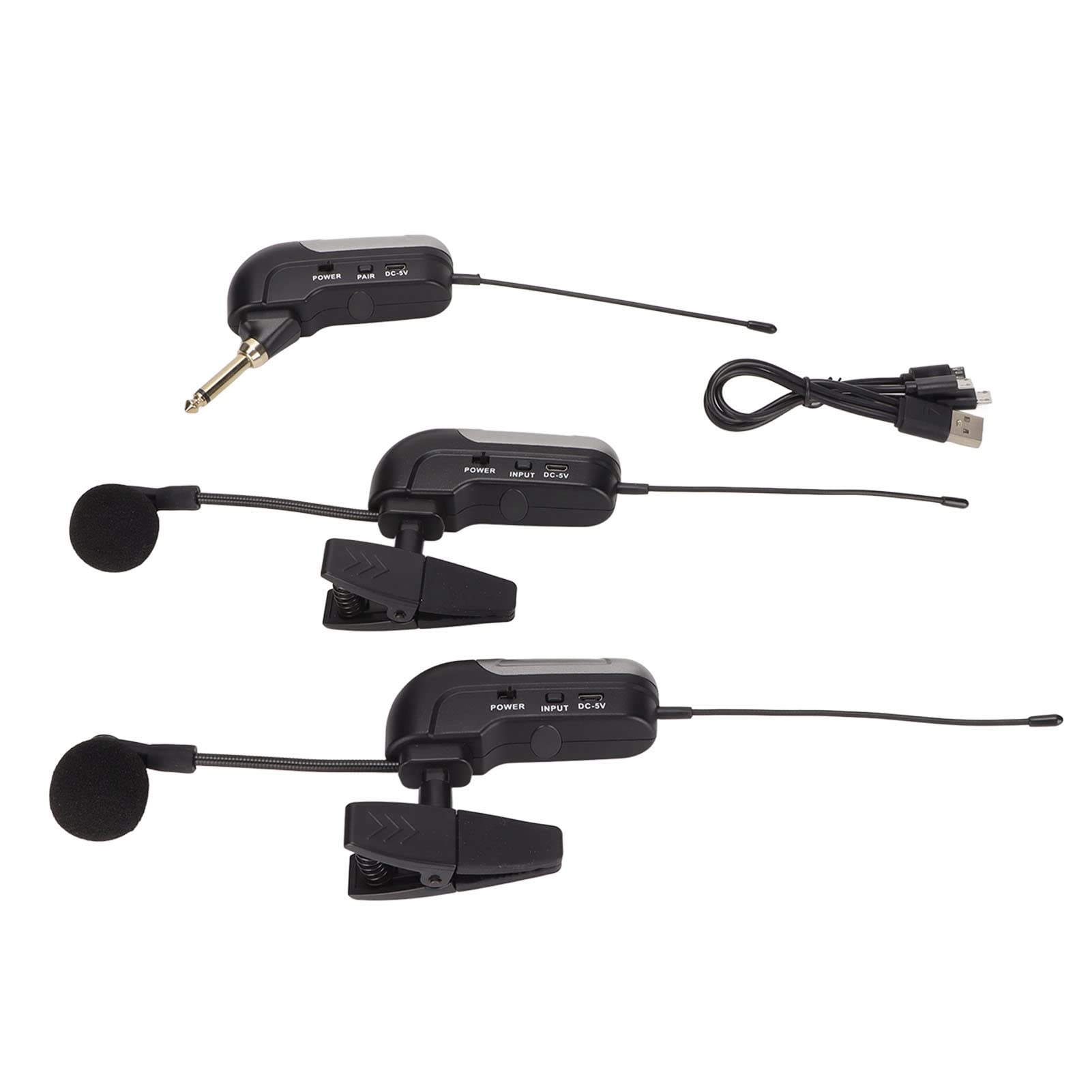 AMONIDA Professional UHF Wireless Gooseneck Microphone - Cardioid Condenser Mic for Stage Performances, Public Speaking & Karaoke | Ideal for Live Shows, Church Events & Studio Recordings