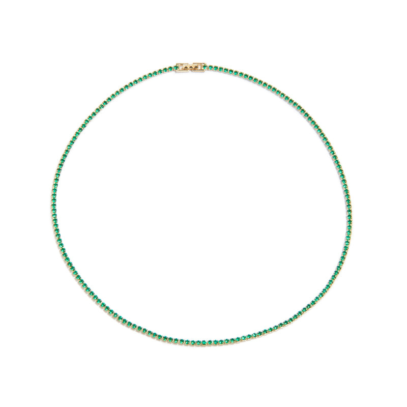Tennis Necklace for Women - Elegant Diamond Tennis Choker | Perfect for Weddings, Parties & Special Occasions