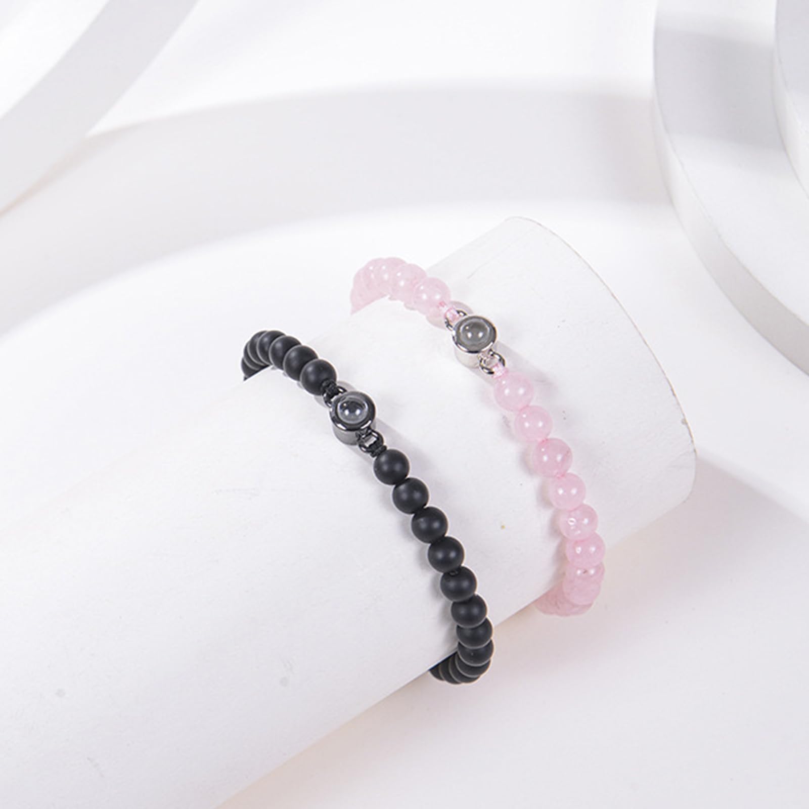 Harry and Henry Matching Couple Bracelets - Beaded String Bracelets for Valentines Day Gifts, Anniversary & Romantic Couple Jewelry (Perfect for Date Nights, Weddings & Relationship Milestones)