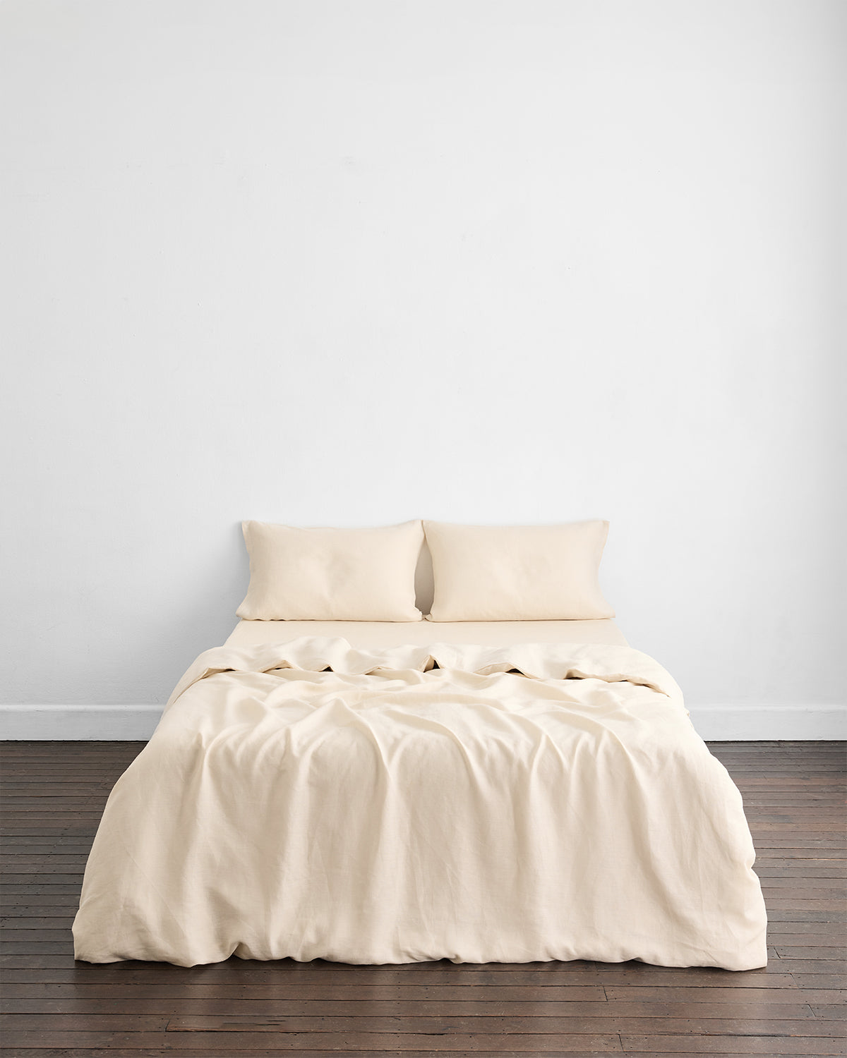 100% French Flax Linen Duvet Cover - Breathable & Hypoallergenic Bedding Set for All Seasons | Perfect for Master Bedroom, Guest Room & Vacation Homes