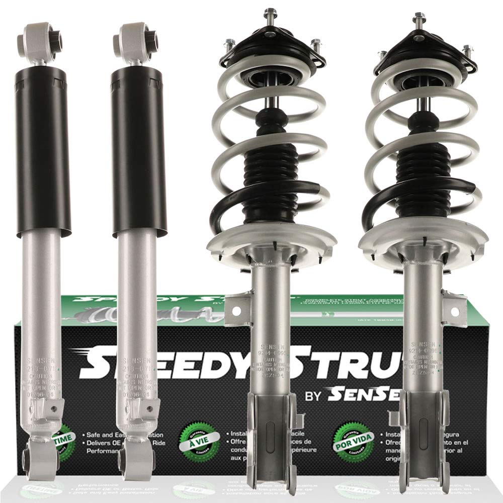 SENSEN 105100-SH Front & Rear Complete Strut Assembly Shocks - Compatible with 2015-2019 Hyundai Santa Fe 3.3L - Smooth Ride & Improved Handling for City Driving & Off-Road Adventures