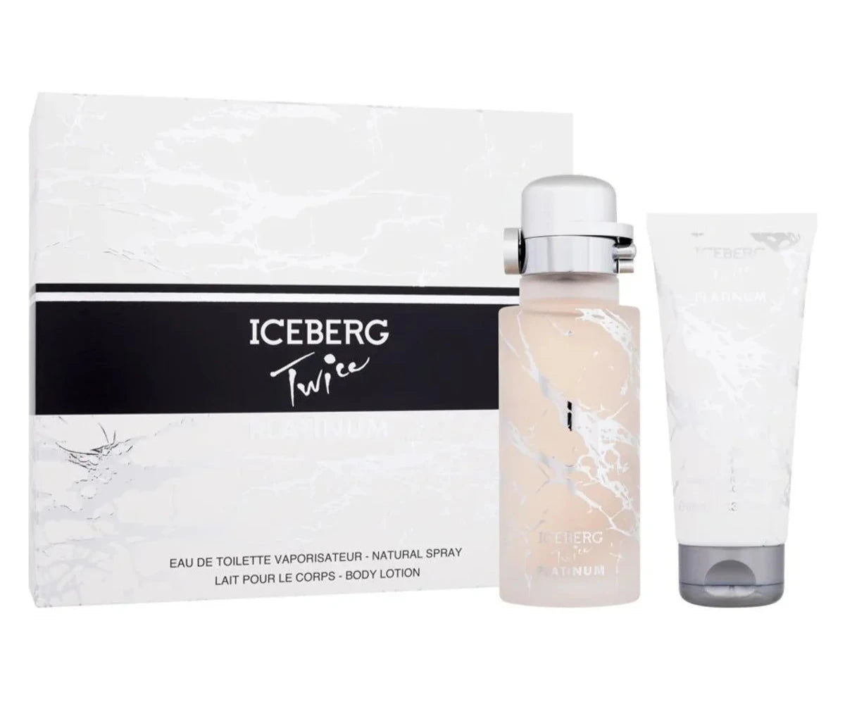 Iceberg Twice Platinum Perfume for Women - Long Lasting Floral Fragrance, Luxury Eau de Parfum - Perfect for Date Night, Office & Special Occasions