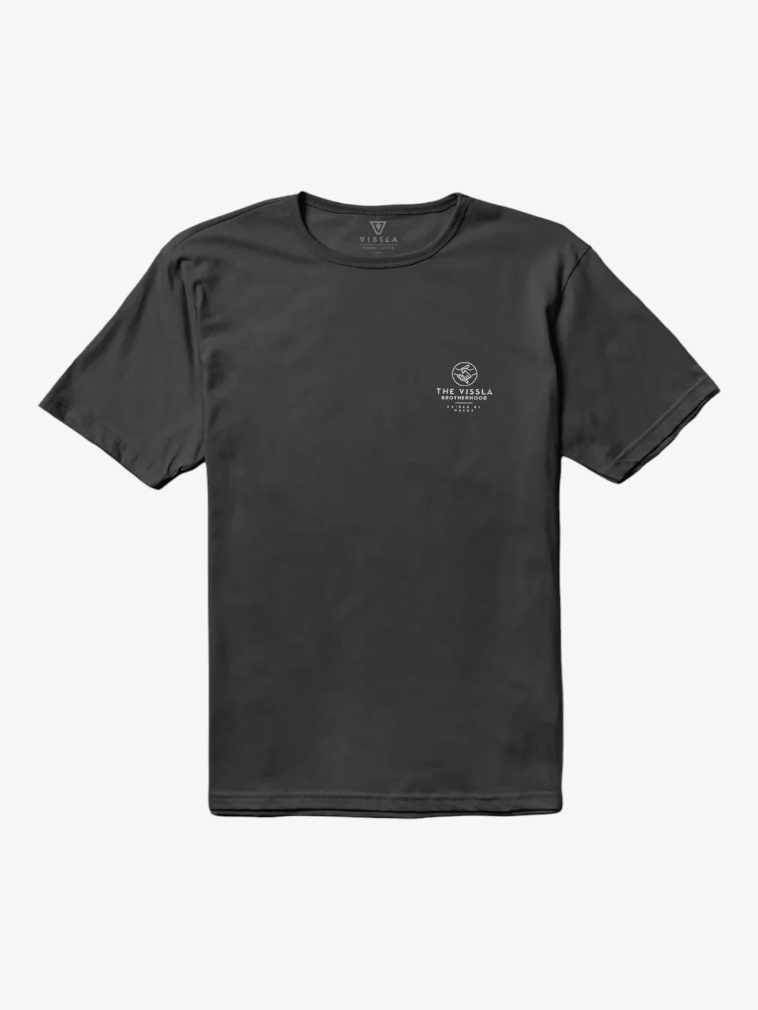 Vissla Shaka Shake Black T-Shirt for Men - Soft Cotton Surf Tee - Perfect for Beach, Surfing & Casual Wear