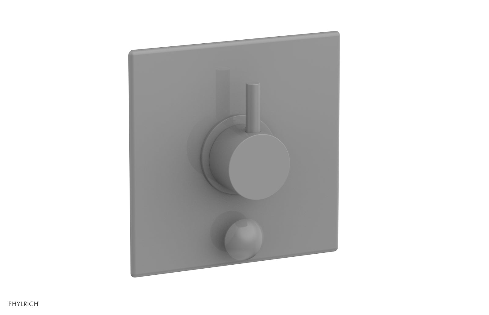BASIC II Pressure Balance Shower Plate with Diverter and Handle Trim Set 4 203 - Chrome Finish for Bathroom & Shower Installation - Perfect for Home Renovation and Modern Bathroom Upgrades