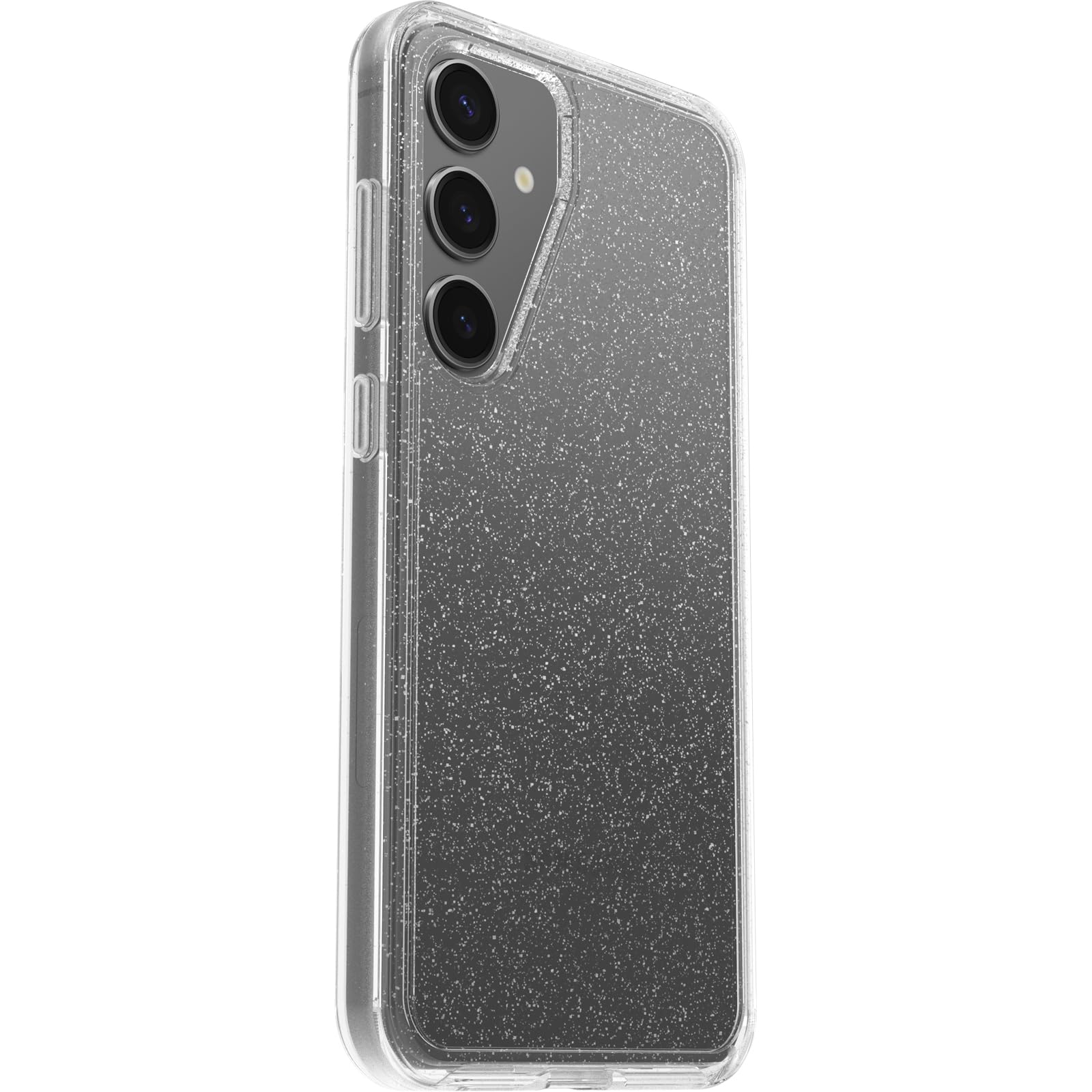 OtterBox Samsung Galaxy S24+ Symmetry Series Clear Case with Glitter - Ultra Slim Protective Cover | Wireless Charging Compatible | Raised Edges for Camera & Screen Protection | Perfect for Everyday Use, Work & Travel