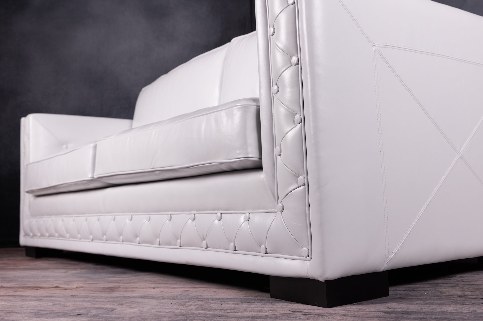 Luxury Genuine Leather Sofa - Premium Handcrafted Italian Leather Couch for Living Room, Office & Lounge - Modern Comfortable Sectional Sofa for Home Decor