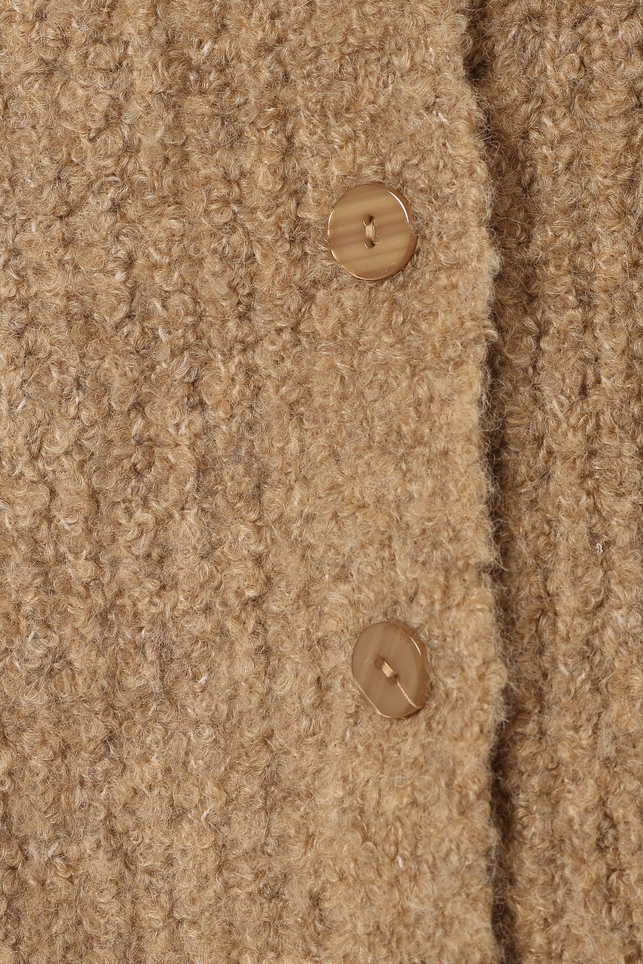 Albertine Cardigan - Soft Knit Women's Cardigan in Latte Brown for Cozy Fall & Winter Outfits