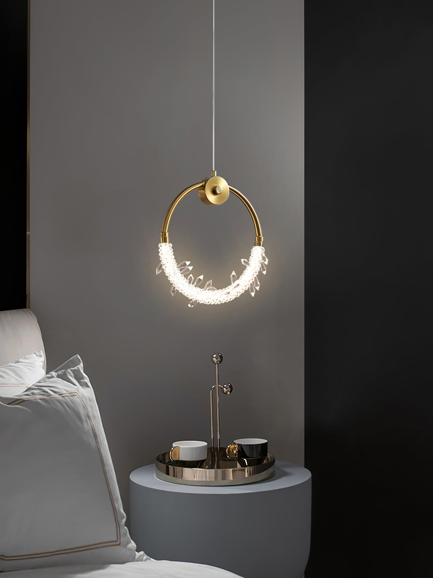 BU08P15G Modern Pendant Light - Elegant Hanging Ceiling Fixture for Kitchen, Dining Room & Bedroom - Perfect for Home Decor & Interior Lighting