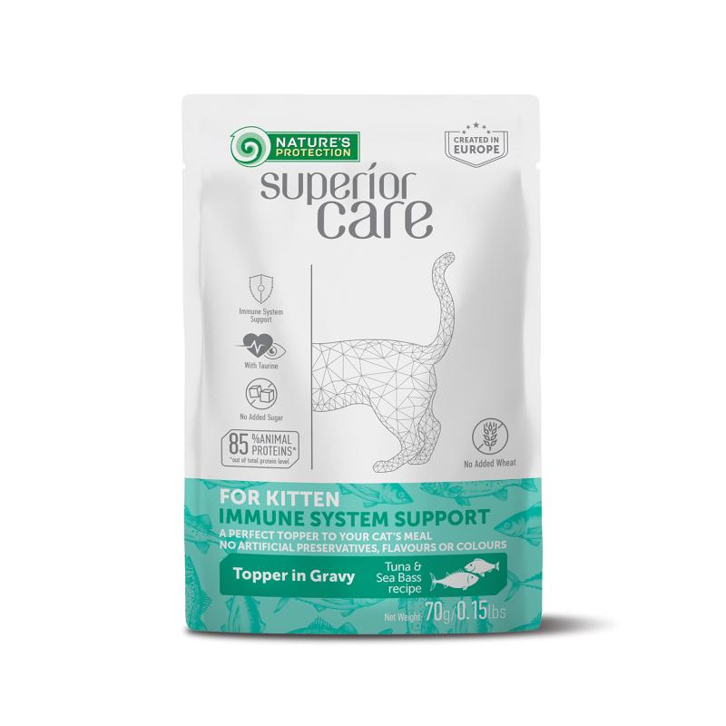 Premium Kitten Wet Food with Tuna & Sea Bass - Grain-Free, All Life Stages Cat Food for All Breeds - Perfect for Picky Eaters & Healthy Growth