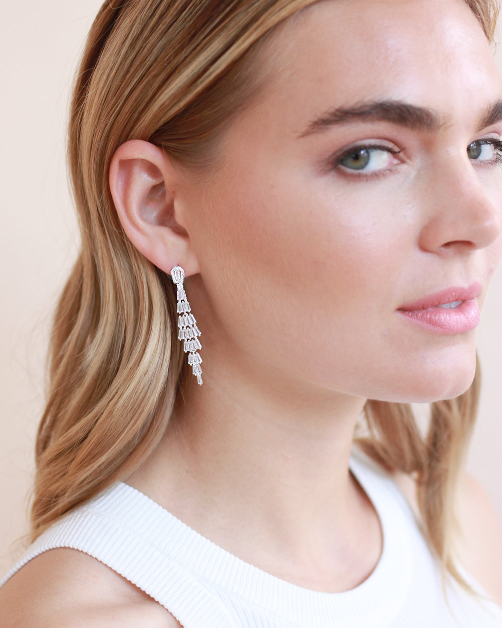 Sutton CZ Stud Earrings for Women - Sparkling Cubic Zirconia Jewelry - Perfect for Parties, Weddings & Everyday Wear