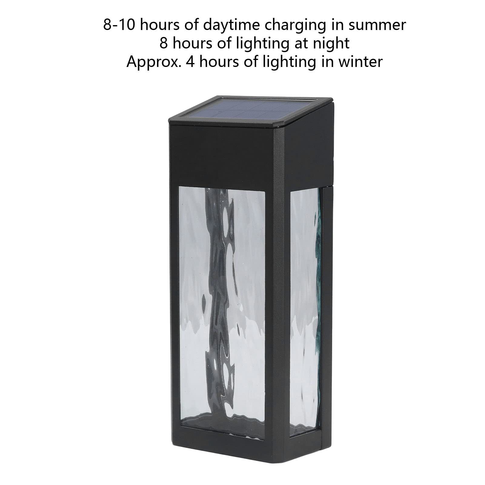 Solar Powered Outdoor Wall Sconce Lights - Waterproof LED Fence Lighting for Patio, Deck, Yard, Stairs & Front Door - Decorative Solar Garden Lights for Forest, Pathway & Landscape Illumination
