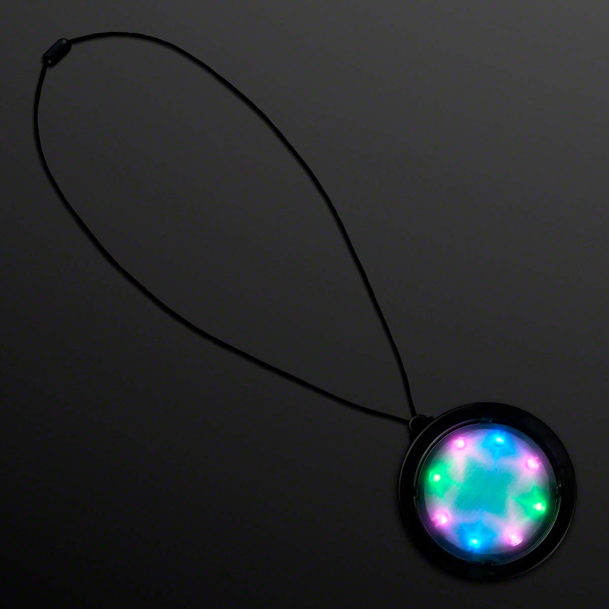 Starburst Lights LED Infinity Necklace by FlashingBlinkyLights - Perfect for Raves, Concerts, Parties & Night Out