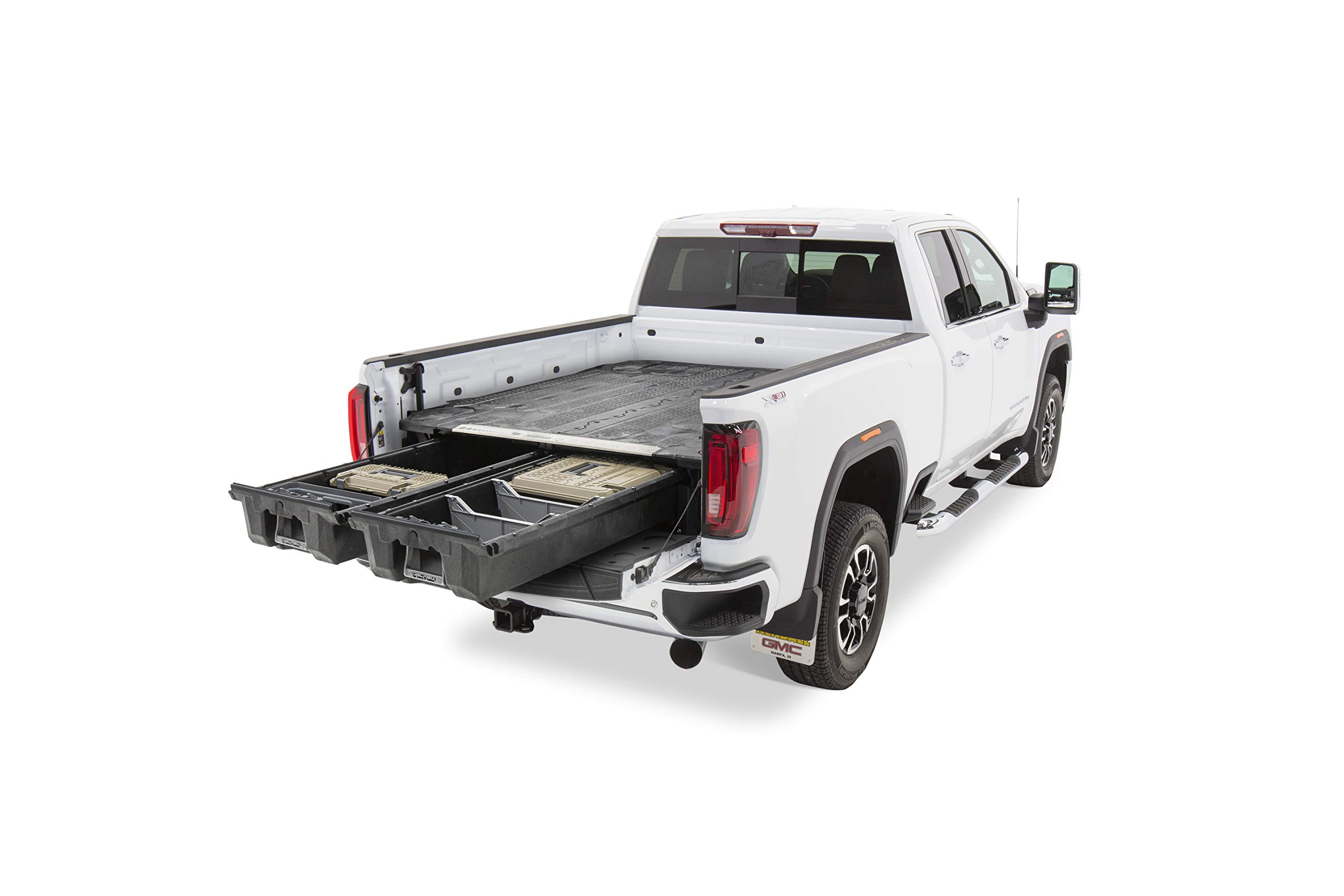 DECKED Truck Bed Storage System for GMC & Chevrolet Pickups | Includes Accessories | Organize Tools & Gear for Work & Outdoor Adventures