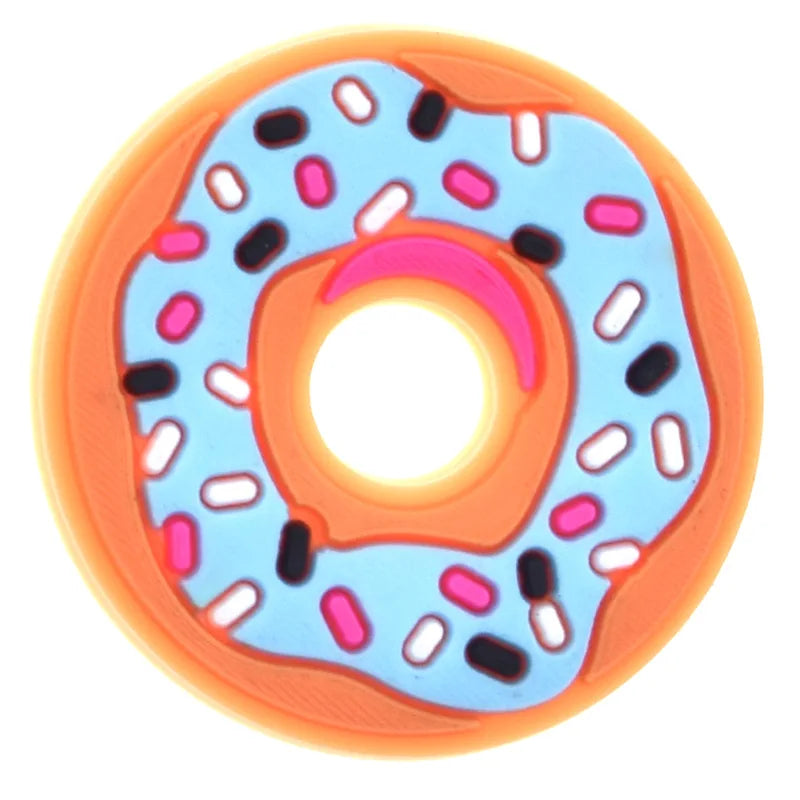 Trendy Donut Shoe Charms Pins for Crocs - Cute Decorative Accessories for Kids & Adults - Perfect Christmas, Birthday Party Gifts for Boys & Girls - Great for School, Travel & Casual Wear