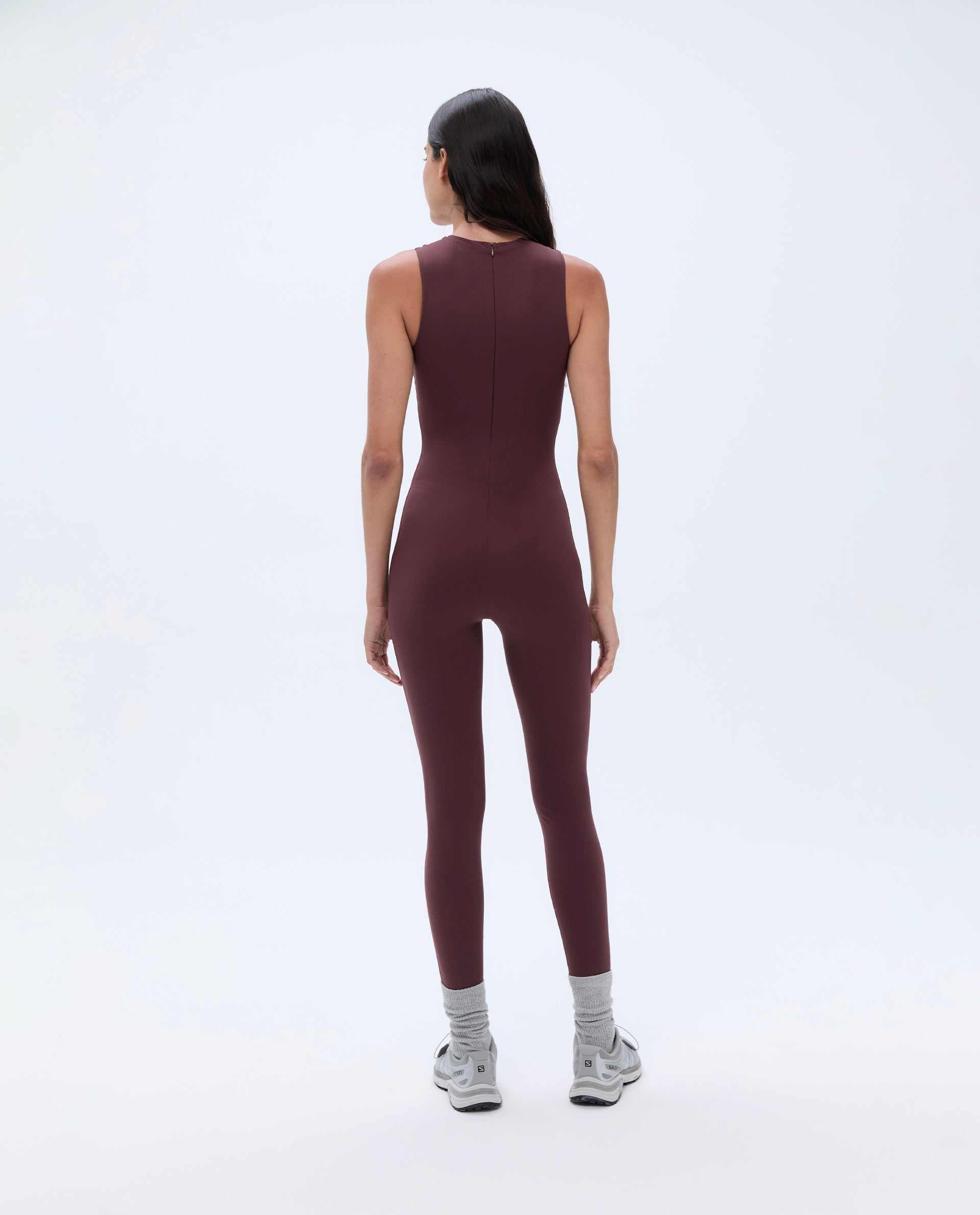 Ultimate Sleeveless Unitard for Women - Burgundy Red Dance Leotard | Perfect for Ballet, Gymnastics & Yoga Workouts