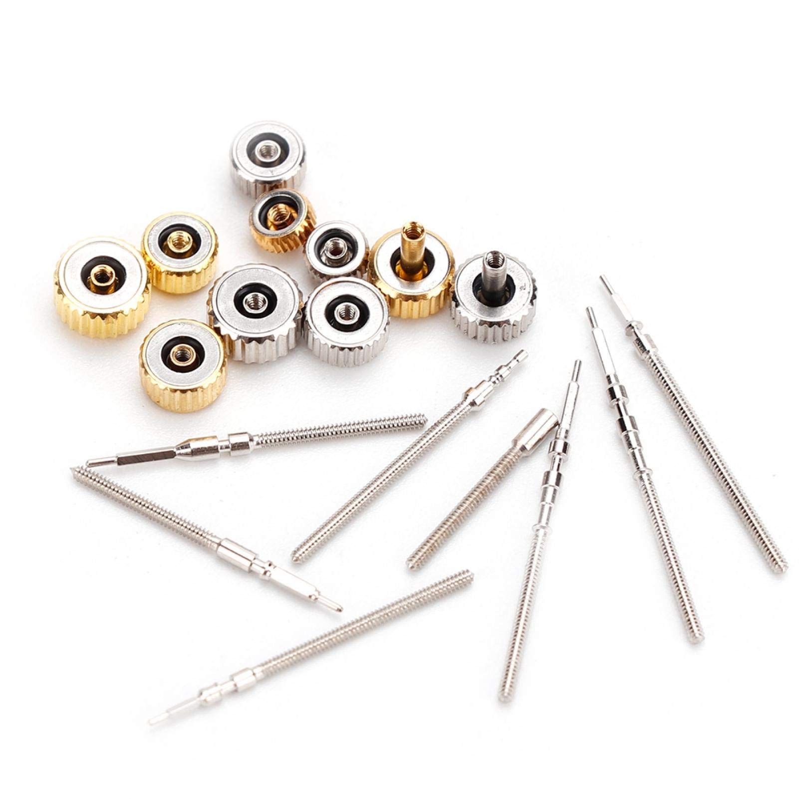 Watch Repair Kit with Crown & Stem Extender - Stainless Steel Tool Set for Watch Maintenance & DIY Fixes