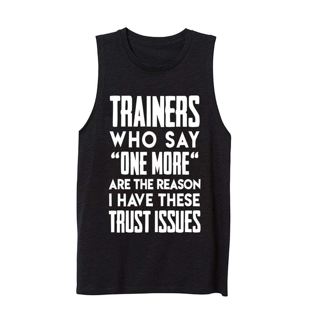 Funny Workout Tank Tops for Women - Gym Racerback Sleeveless Fitness Shirts with Motivational Sayings | Perfect for Yoga, Running & Gym Training