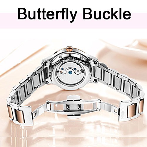 Carlien Date Women's Luxury Automatic Mechanical Watch - Waterproof Business Wristwatch for Professional Women | Perfect for Office, Meetings & Formal Events
