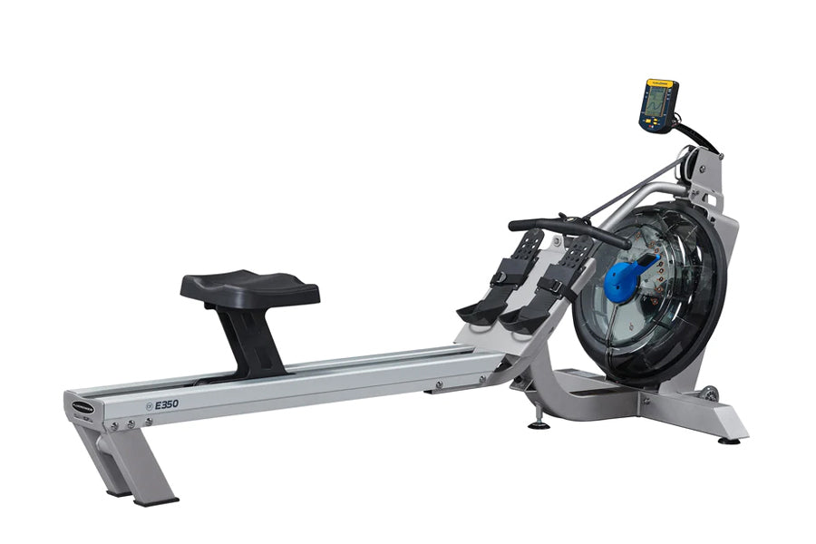 FluidRower E350 Rowing Machine - Premium Home Rower for Full-Body Workout - Perfect for Home Gym, Cardio Training & Fitness Enthusiasts