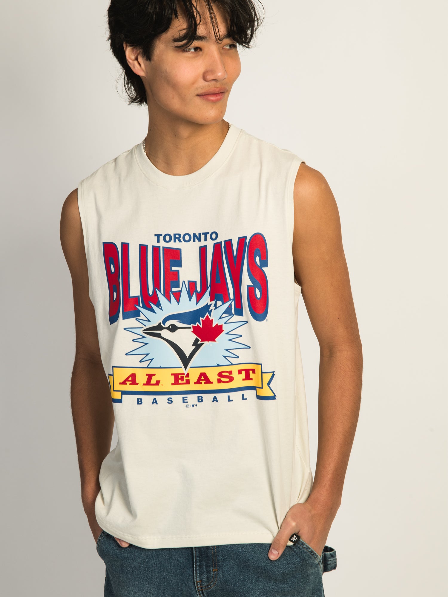 47 Blue Jays Muscle Tank Top for Men - Comfortable Workout & Gym Shirt - Perfect for Baseball Fans, Fitness Training & Casual Wear