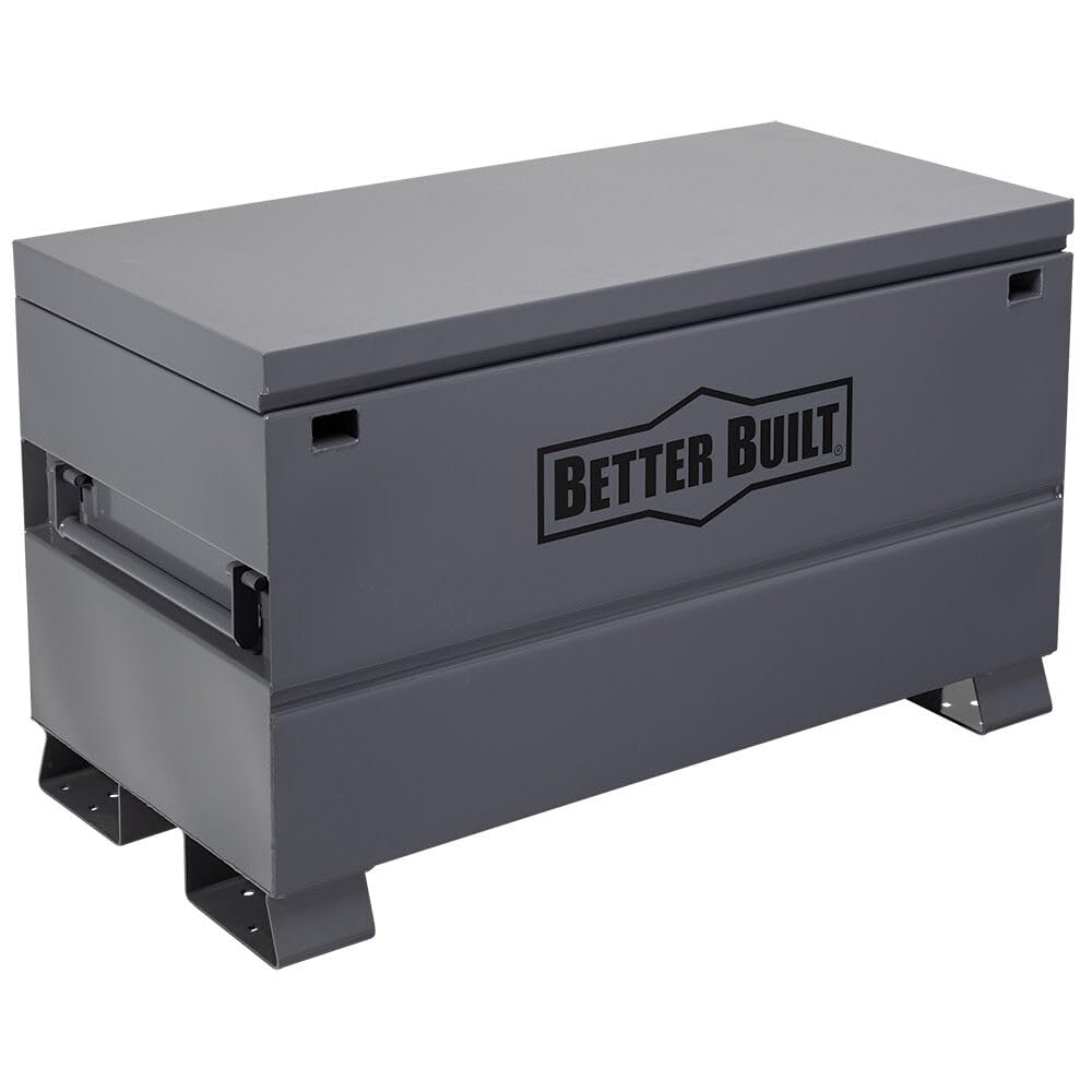 Heavy Duty Jobsite Storage Box - Durable Tool Organizer for Construction & Workshop - Perfect for Tools, Hardware & Equipment Storage on Job Sites