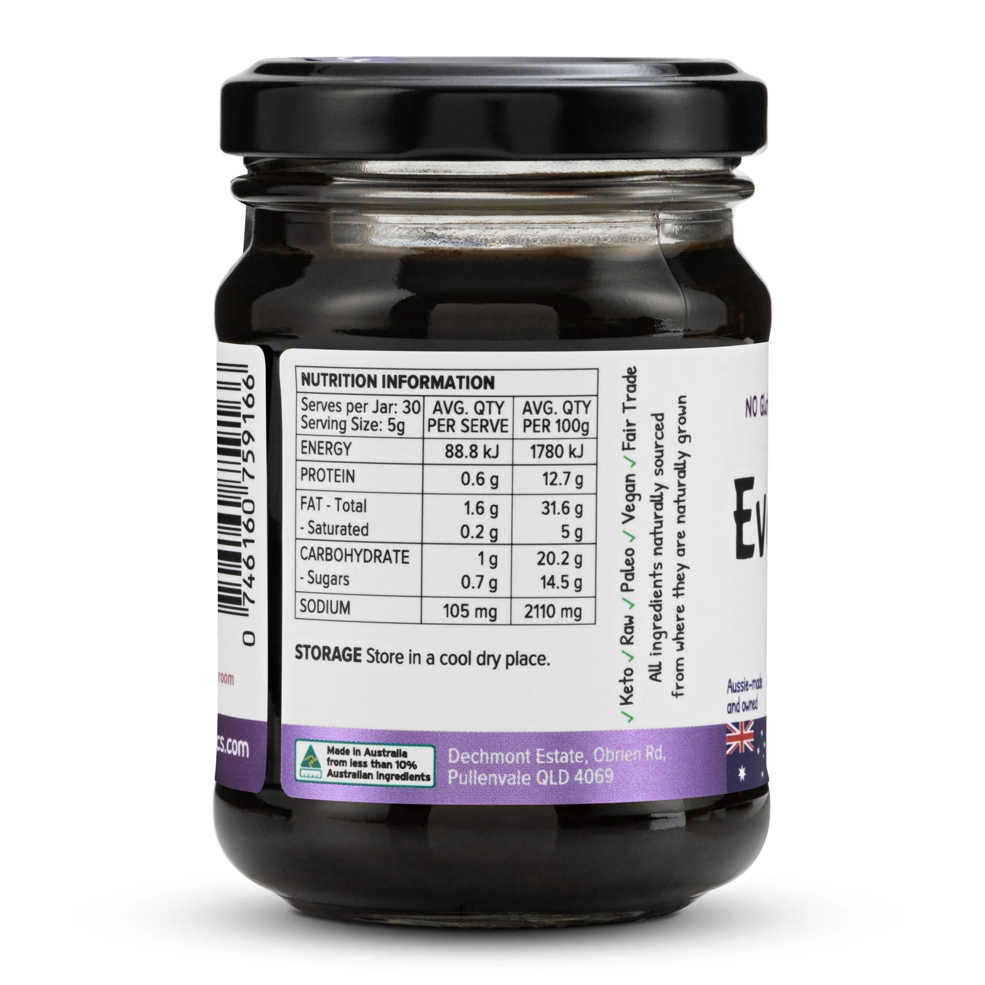 EveryMite Baby Low FODMAP & Reduced Salt Peanut Butter Spread - 150g | Gentle on Sensitive Tummies | Perfect for Baby Food, Snacks & Allergy-Friendly Diets