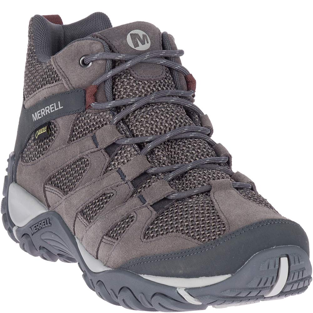 Merrell Men's Alverstone Mid Waterproof Hiking Boots - Lightweight & Durable for Outdoor Adventures, Trail Walking & Camping