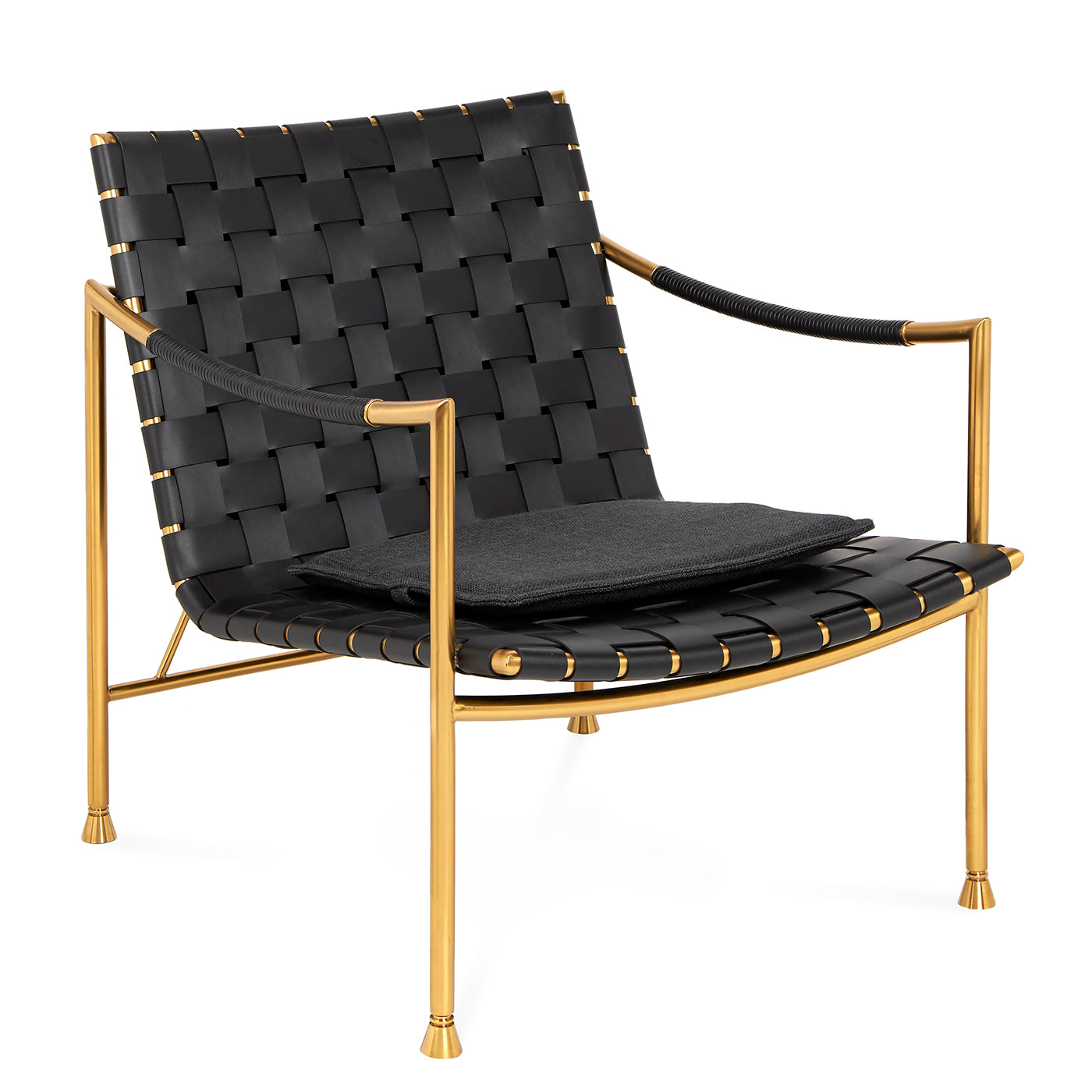 Thebes Lounge Chair - Modern Accent Chair for Living Room, Bedroom & Office - Comfortable Upholstered Reading Chair with Wooden Legs - Perfect for Relaxing, Reading & Napping
