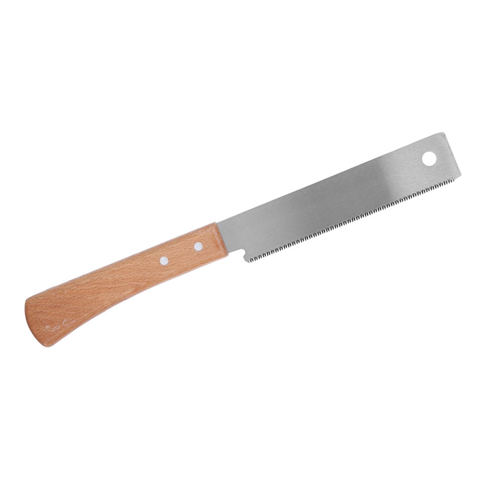 12 Inch Wooden Handle Hand Saw - Razor Teeth Flush Cutting Pull Saw for Woodworking, Trim, Door Jamb & Finish Cuts | Perfect for DIY Projects, Carpentry & Home Improvement