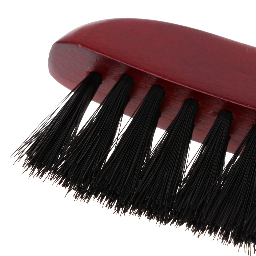 Premium Wood Handle Horse Hair Rail Brush - Snooker & Pool Table Cleaner Tool for Professional Billiards & Home Game Rooms