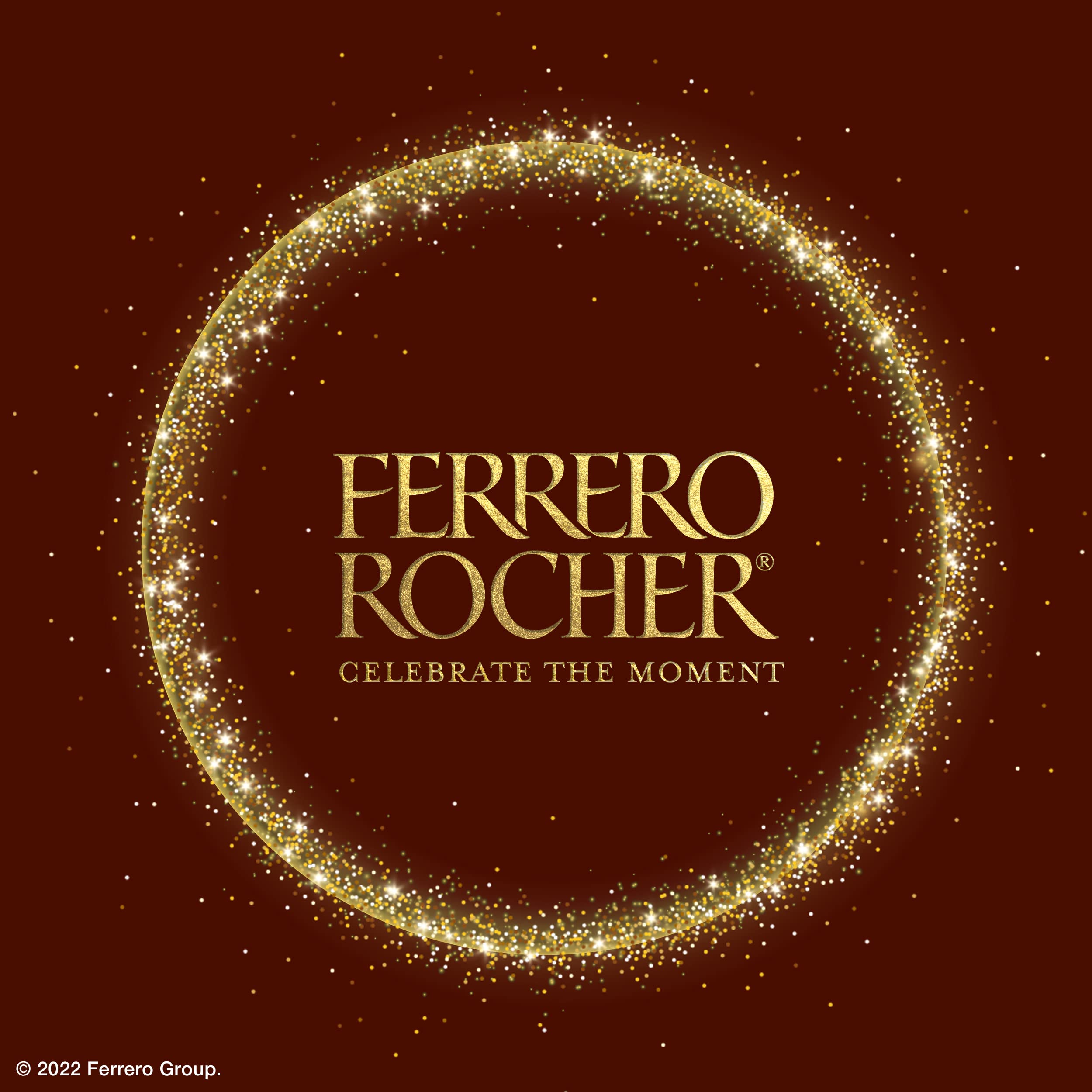Ferrero Rocher Premium Milk Chocolate Hazelnut Bars - 8 Pack (3.1 oz Each) | Individually Wrapped Luxury Chocolates for Gifts, Holidays & Special Occasions | Perfect for Valentine's Day, Christmas & Corporate Events