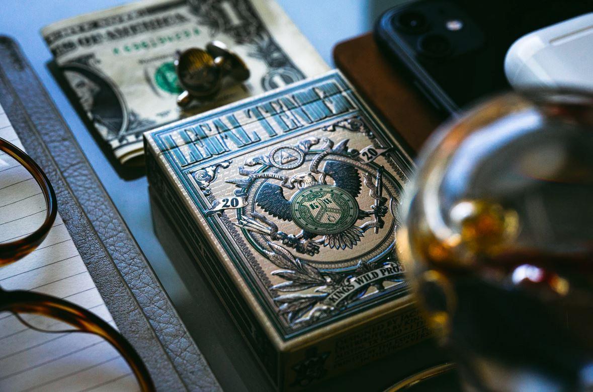 Holographic Legal Tender Version II Playing Cards - Premium Collectible Deck by Kings Wild Projects | Perfect for Magic Tricks, Cardistry & Poker Games