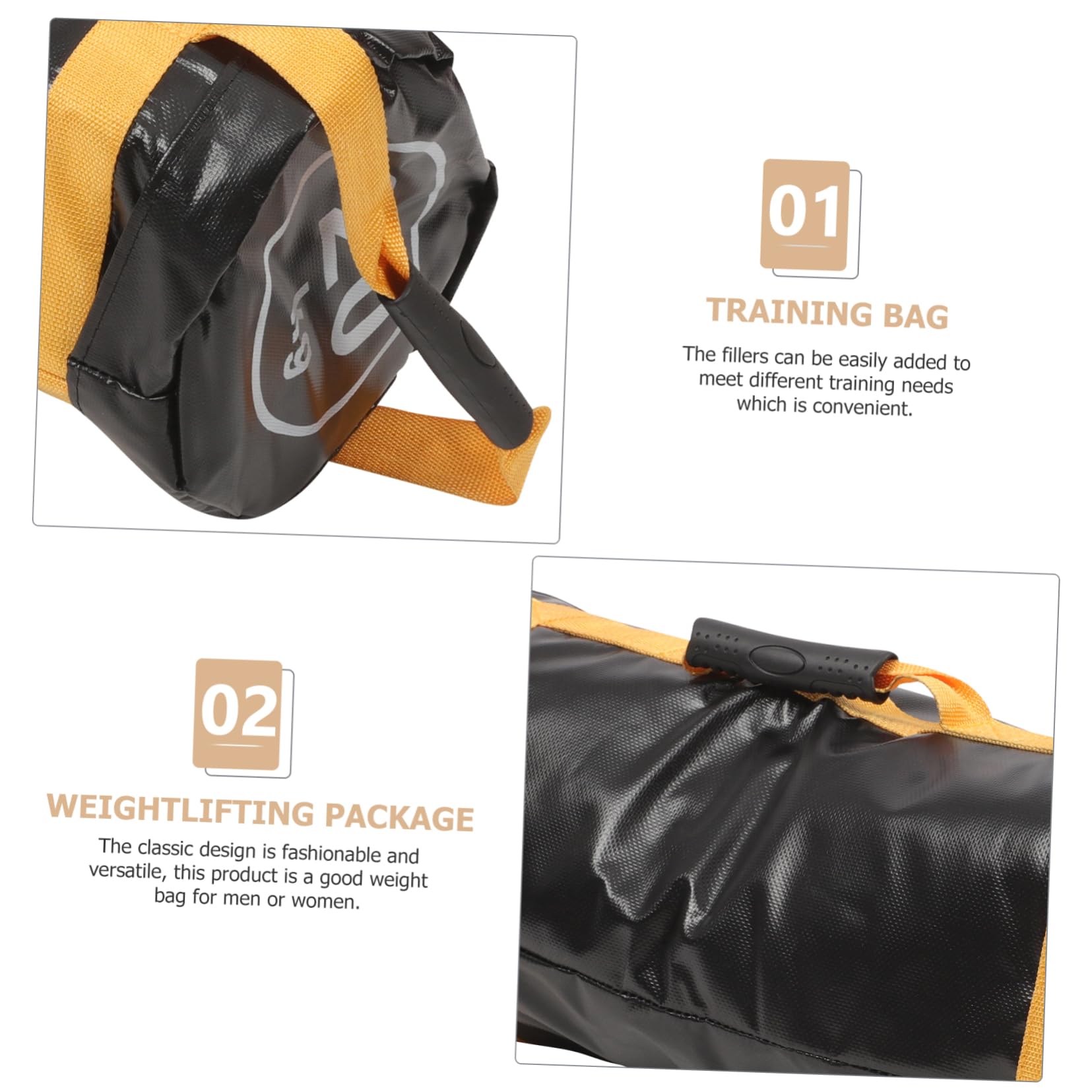 Premium Weight Lifting Set for Men - Durable Anti-Wear Workout Equipment with Adjustable Weight Bag for Strength Training | Home Gym & CrossFit Accessories