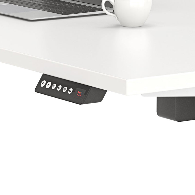 AGILE PRO Electric Height Adjustable Standing Desk - Dual Motor 2 Column Sit to Stand Desk for Home & Office - Perfect for Ergonomics & Workspace Productivity