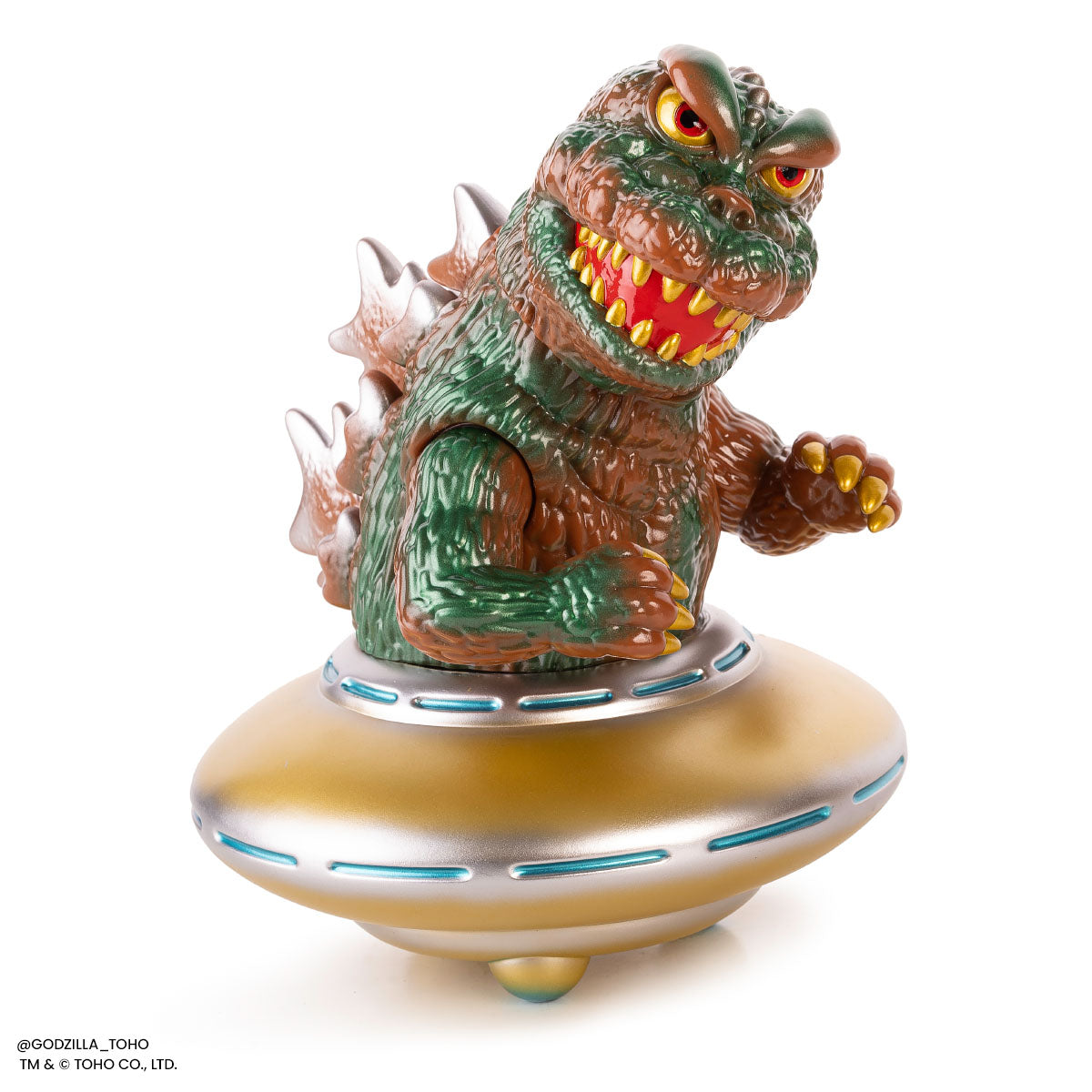 Godzilla UFO Soft Vinyl Figure - Invasion of the Astro Monster Variant Collectible Toy | Japanese Kaiju Monster Model for Display & Gifts | Perfect for Anime Fans & Pop Culture Collectors